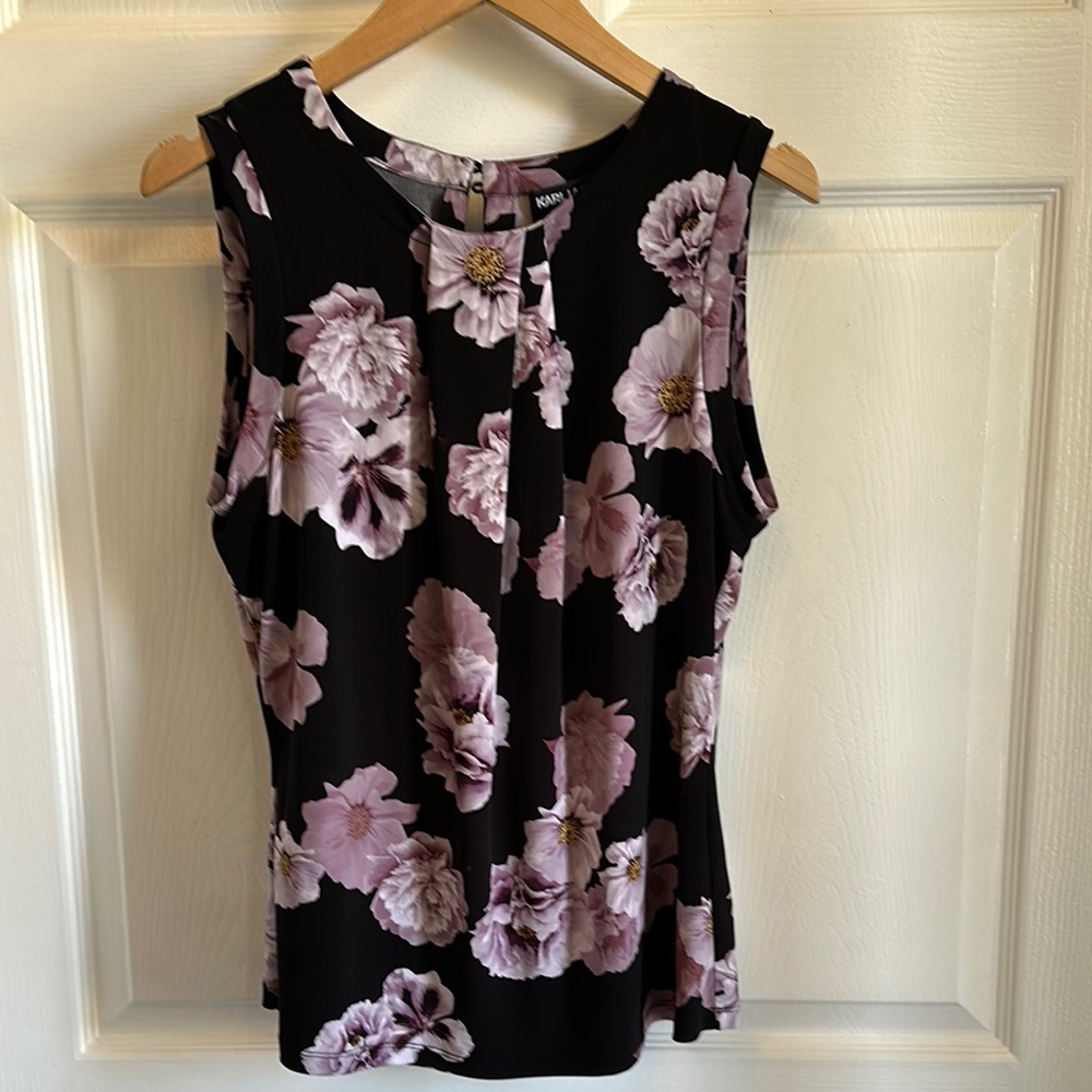 Karl Lagerfield Paris Sz L Blouse 18-21”PTP, 25” L